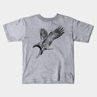 Attacking Eagle Kids T-Shirt